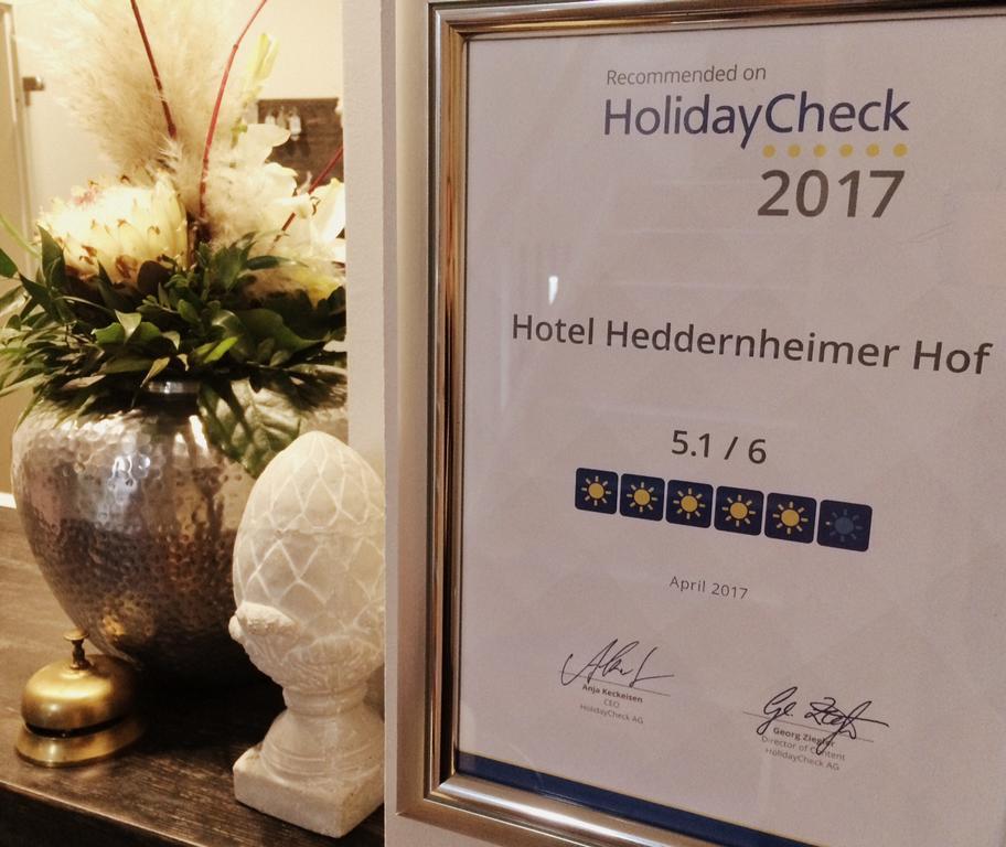 Hotel Heddernheimer Hof Fráncfort del Meno Exterior foto